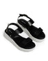 Sandalia Negra Confort Slingback 38101
